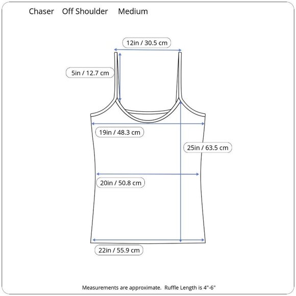 Chaser Faded Black Off The Shoulder Ruffle Detail Faded Black Retro Top Medium M - Picture 15 of 16